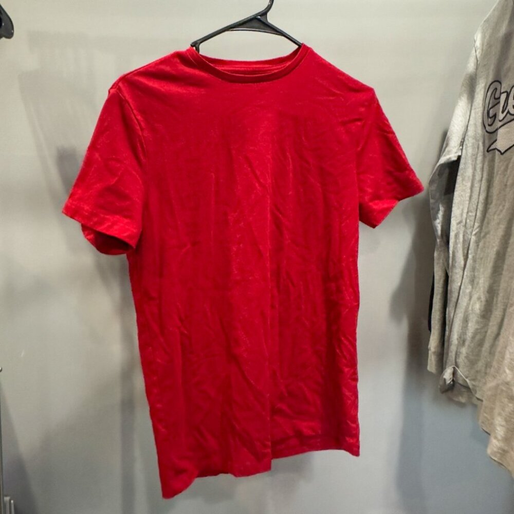 Goodfellow & Co Red Short Sleeve T-Shirt (Size Small)